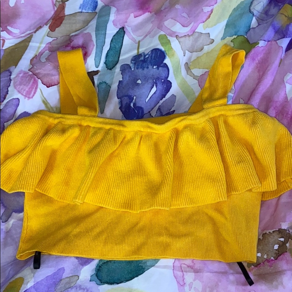 Frilly Tank crop top